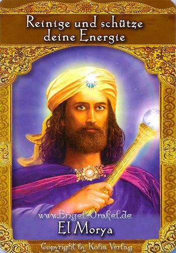 Engelkarte El Morya - Orakel der Aufgestiegenen Meister