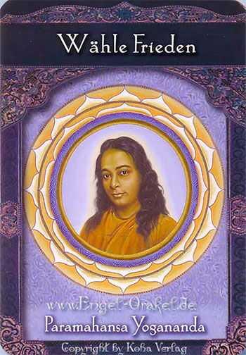 Engelkarte Paramahansa Yogananda - Orakel der Aufgestiegenen Meister