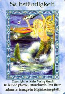 Engelkarte Bedeutung - Selbständigkeit - Zauber der Meerjungfrauen und Delfine von Doreen Virtue