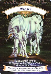 Engelkarte Bedeutung - Wasser - Das Einhorn-Orakel