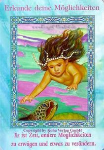 Engelkarte Bedeutung - Erkunde deine Möglichkeiten - Zauber der Meerjungfrauen und Delfine von Doreen Virtue