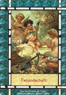 Engelkarte Bedeutung - Freundschaft - das Heil-Orakel der Engel