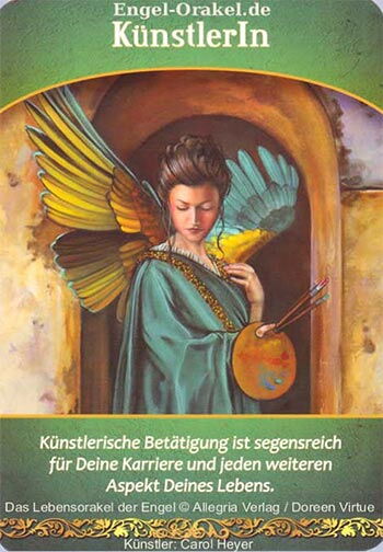 Engelkarte - KünstlerIn - Lebensorakel der Engel