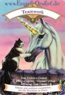 Engelkarte Bedeutung - Teamwork - Das Einhorn-Orakel