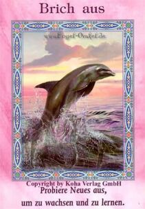 Engelkarte Bedeutung - Brich aus - Zauber der Meerjungfrauen und Delfine von Doreen Virtue