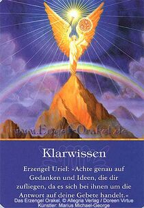 Engelkarte - Klarwissen - Erzengel-Orakel
