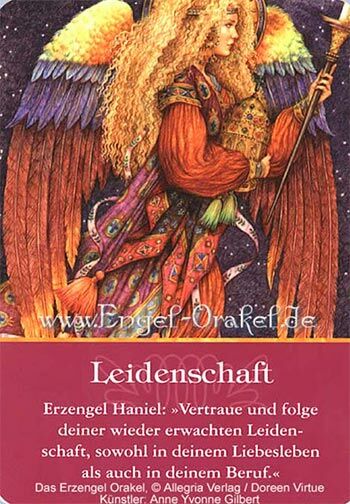 Engelkarte - Leidenschaft - Erzengel-Orakel