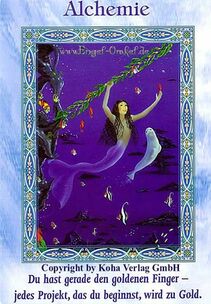 Engelkarte Bedeutung - Alchemie - Zauber der Meerjungfrauen und Delfine von Doreen Virtue
