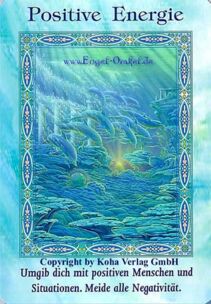 Engelkarte Bedeutung - Positive Energie - Zauber der Meerjungfrauen und Delfine von Doreen Virtue