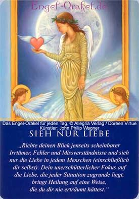 Wochenhoroskop - Sieh nur Liebe - Engel-Orakel für jeden Tag