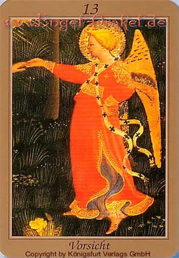 13 - Der Engel der Vorsicht aus dem Engel Orakel Liebe Glück und Erfolg