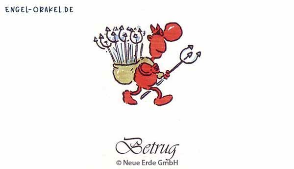 Betrug - Die kleinen Teufel Orakelkarten