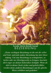 Engelkarte Beziehung - Engel-Orakel für jeden Tag