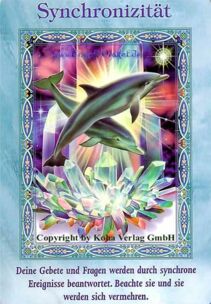Engelkarte Bedeutung - Synchronizität - Zauber der Meerjungfrauen und Delfine von Doreen Virtue