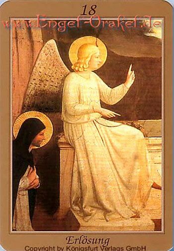 18 - Der Engel der Erlösung aus dem Engel Orakel Liebe Glück und Erfolg