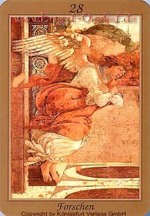 28 - Der Engel des Forschen aus dem Engel Orakel Liebe Glück und Erfolg