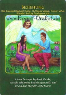 Engelkarte - Beziehung - Erzengel Raphael-Orakel