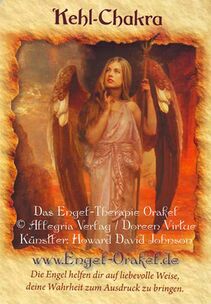 Engelkarte Kehl-Chakra - Engel-Therapie-Orakel