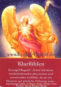 Engelkarte - Klarfühlen - Erzengel-Orakel