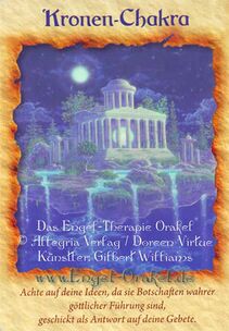 Engelkarte Kronen-Chakra - Engel-Therapie-Orakel