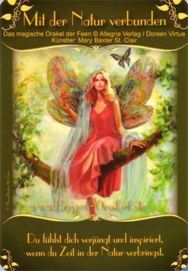 Wochenhoroskop - Mit der Natur verbunden - magisches Orakel der Feen
