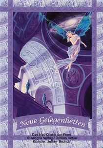 Engelkarte Bedeutung - Neue Gelegenheiten - das Heil-Orakel der Feen