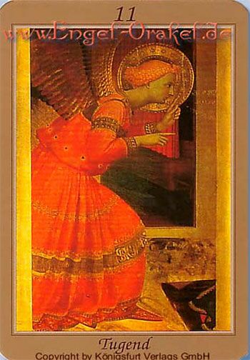 11 - Der Engel der Tugend aus dem Engel Orakel Liebe Glück und Erfolg