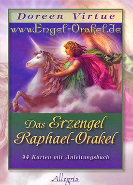 Das Erzengel Raphael-Orakel von Doreen Virtue - 44 Engelkarten mit Anleitungsbuch - Kartenset