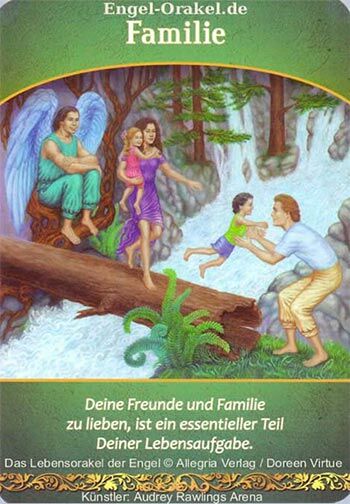Engelkarte - Familie - Lebensorakel der Engel