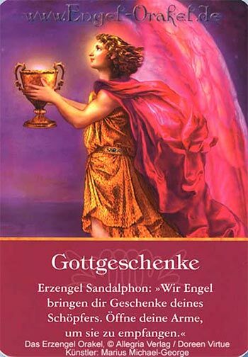 Engelkarte - Gottgeschenke - Erzengel-Orakel