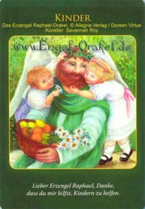 Engelkarte - Kinder - Erzengel Raphael-Orakel