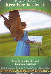 Engelkarte Bedeutung - Kreativer Ausdruck - Lebensorakel der Engel