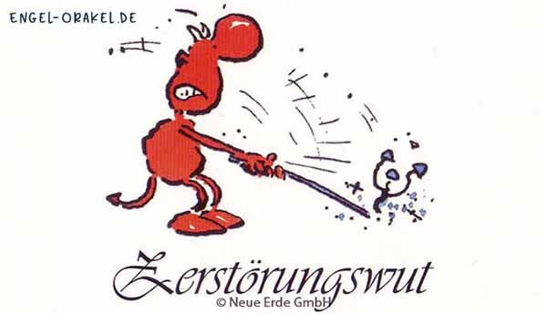 Zerstörungswut - Die kleinen Teufel Orakelkarten