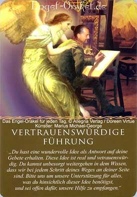 Wochenhoroskop - Vertrauenswürdige Führung - Engel-Orakel für jeden Tag