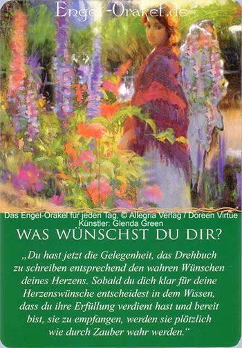 Engelkarte Was wünschst Du Dir? - Engel-Orakel für jeden Tag