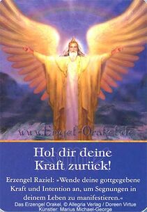 Engelkarte - Hol dir deine Kraft zurück! - Erzengel-Orakel