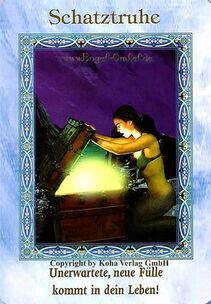 Engelkarte Bedeutung - Schatztruhe - Zauber der Meerjungfrauen und Delfine von Doreen Virtue