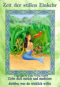 Engelkarte Bedeutung - Zeit der stillen Einkehr - Zauber der Meerjungfrauen und Delfine von Doreen Virtue