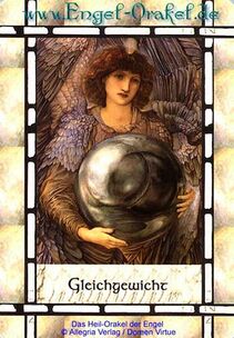Engelkarte Bedeutung - Gleichgewicht - das Heil-Orakel der Engel