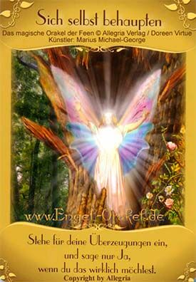 Wochenhoroskop - Sich selbst behaupten - magisches Orakel der Feen