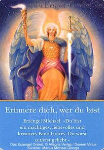 Engelkarte - Erinnere dich, wer du bist - Erzengel-Orakel