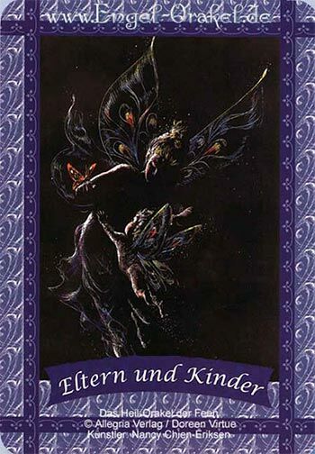 Engelkarte - Eltern und Kinder - das Heil-Orakel der Feen