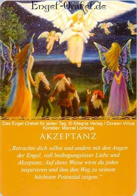 Wochenhoroskop - Akzeptanz - Engel-Orakel für jeden Tag