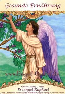 Engelkarte Bedeutung - Gesunde Ernährung - das Orakel der himmlischen Helfer