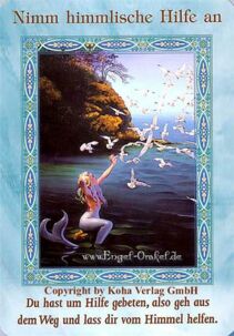 Engelkarte Bedeutung - Nimm himmlische Hilfe an - Zauber der Meerjungfrauen und Delfine von Doreen Virtue