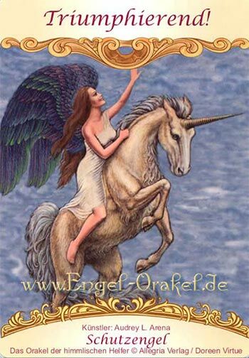 Engelkarte - Triumphierend - das Orakel der himmlischen Helfer