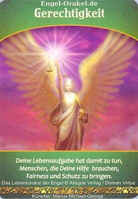 Wochenhoroskop - Gerechtigkeit - Lebensorakel der Engel