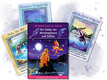 Engelkarte ziehen - Tageskarte Zauber der Meerjungfrauen und Delfine - von Doreen Virtue