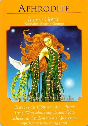 Engelkarte - Aphrodite - Innere Göttin - Orakel der Göttinnen von Doreen Virtue