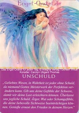 Wochenhoroskop - Unschuld - Engel-Orakel für jeden Tag